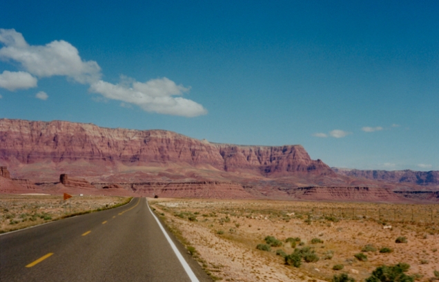 Onderweg naar Navajo Crossing, Arizona